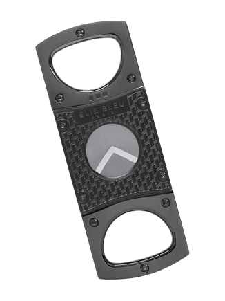 Каттер Elie Bleu Double Blade Cigar Cutter Carbon Pattern