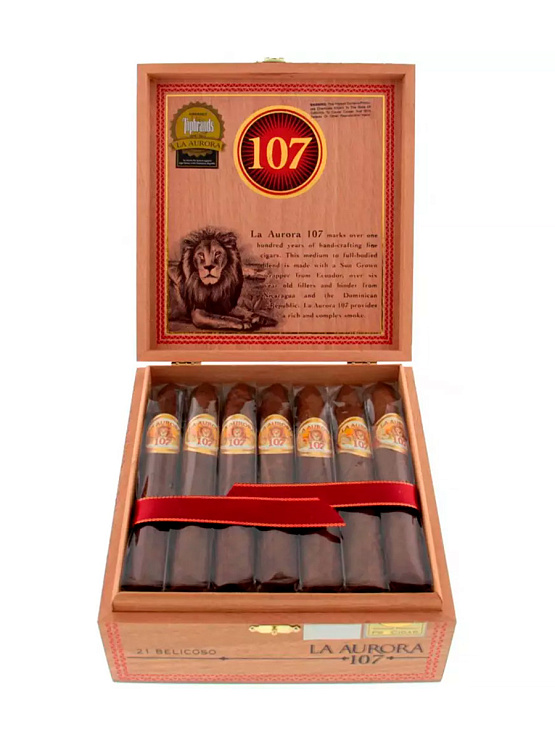 Сигары La Aurora 107 Belicoso - фото 4