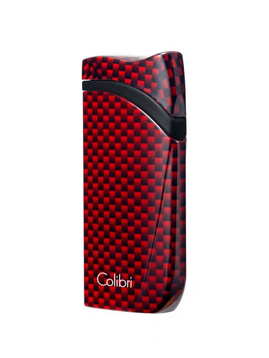 Зажигалка Colibri Falcon, красный карбон LI310T7 - фото 8