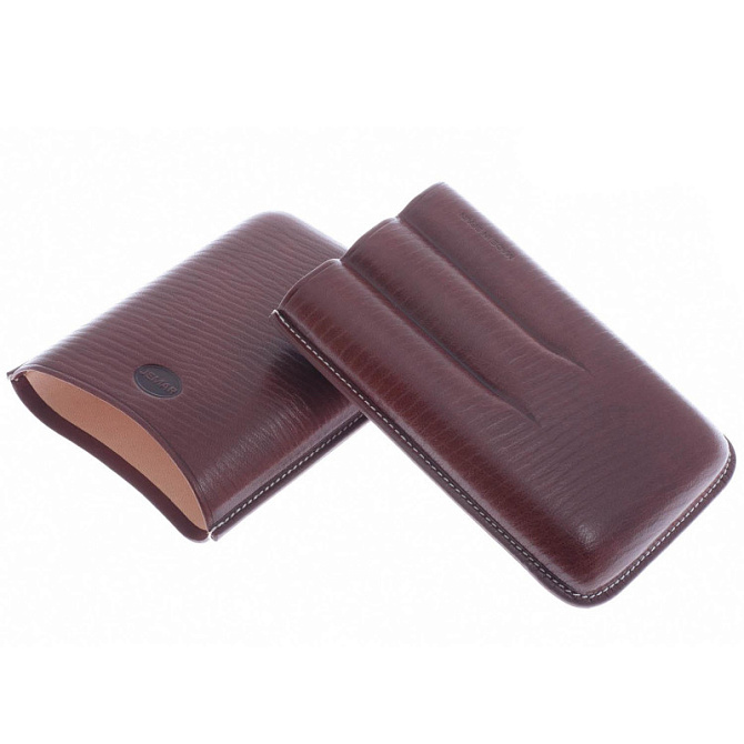 Футляр Jemar на 3 сигары Робусто 464-3-brown - фото 4