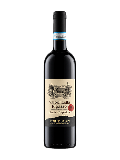 Вино Corte Badin Valpolicella Ripasso Classico Superiore DOC 0.75 л - фото