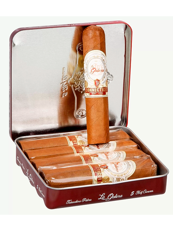 Сигары La Galera Connecticut Tins Half Corona - фото 5