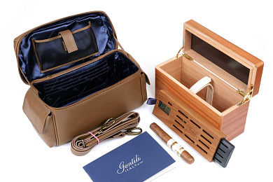 Хьюмидор-саквояж Gentili El Inseparable SV15-Brown - подробнее
