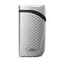 Зажигалка сигарная Colibri Falcon, серебристый карбон - фото 1