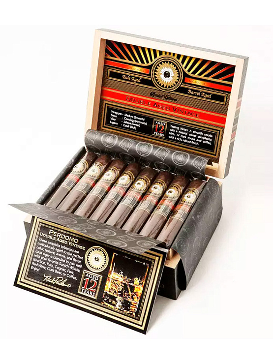 Сигары Perdomo Double Aged 12 Year Vintage Maduro Robusto - фото 5