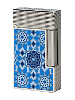 Зажигалка S.T. Dupont Lighter Ligne 2 "Alhambra" Blue - фото
