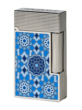 Зажигалка S.T. Dupont Lighter Ligne 2 "Alhambra" Blue