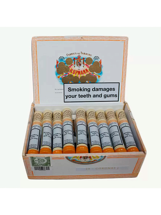 Кубинские сигары H. Upmann Coronas Junior Tubos - фото 4