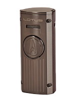 Зажигалка Lotus Minister Gunmetal & Red Carbon Fiber Настольня T8020 - фото