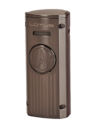Зажигалка Lotus Minister Gunmetal & Red Carbon Fiber Настольня T8020
