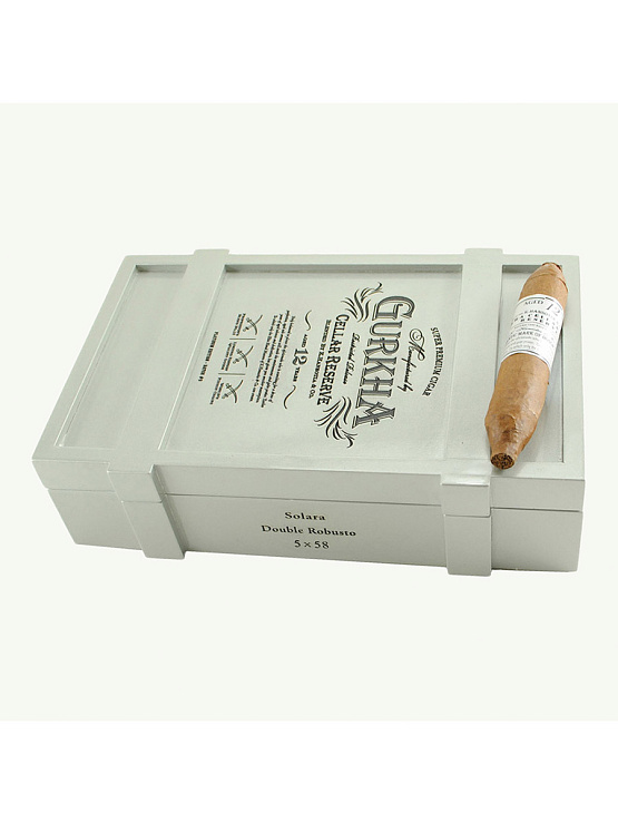 Сигары Gurkha Cellar Reserve 12 Years Platinum Solara Double Robusto - фото 6