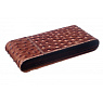 Футляр Gentili на 3 сигары SV3-Ebony-Struzzo - фото 1