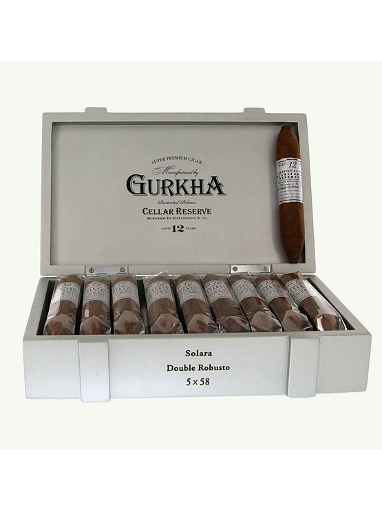 Сигары Gurkha Cellar Reserve 12 Years Platinum Solara Double Robusto - фото 5