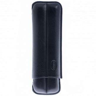 Чехол Jemar на 2 сигары, натуральная кожа 110-2-XL-Black