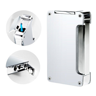 Adorini Jet Lighter White с пробойником