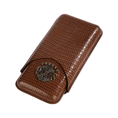 Футляр The Opus X Society Teju Case Brown на 3 сигары - фото