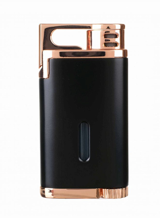 Зажигалка сигарная Colibri Belmont, черно-розовое золото - фото 9