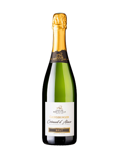 Игристое вино Cave de Ribeauville "Giersberger" Cremant d'Alsace AOC Brut 0.75 л - фото