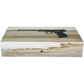 Хьюмидор Elie Bleu Gun Red Gum bi-metal