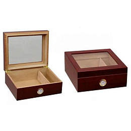 Хьюмидор Aficionado Chalet Glasstop Cherry - фото