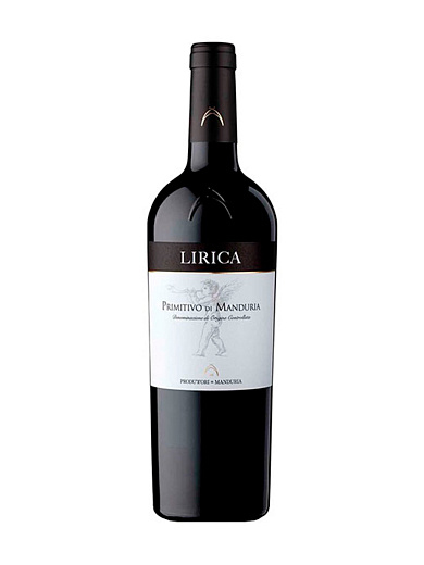 Вино Produttori di Manduria Lirica Primitivo di Manduria 0.75 л - фото