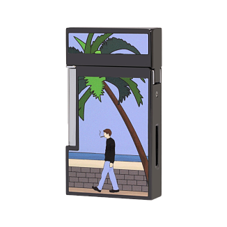 Зажигалка Elie Bleu Pocket Lighter "Casa Cubana" Black