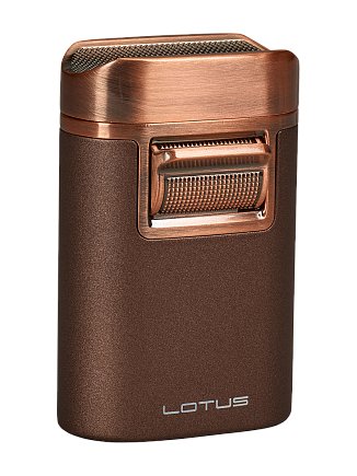 Зажигалка Lotus Brawn Brown Crackle & Copper настольная T7COP