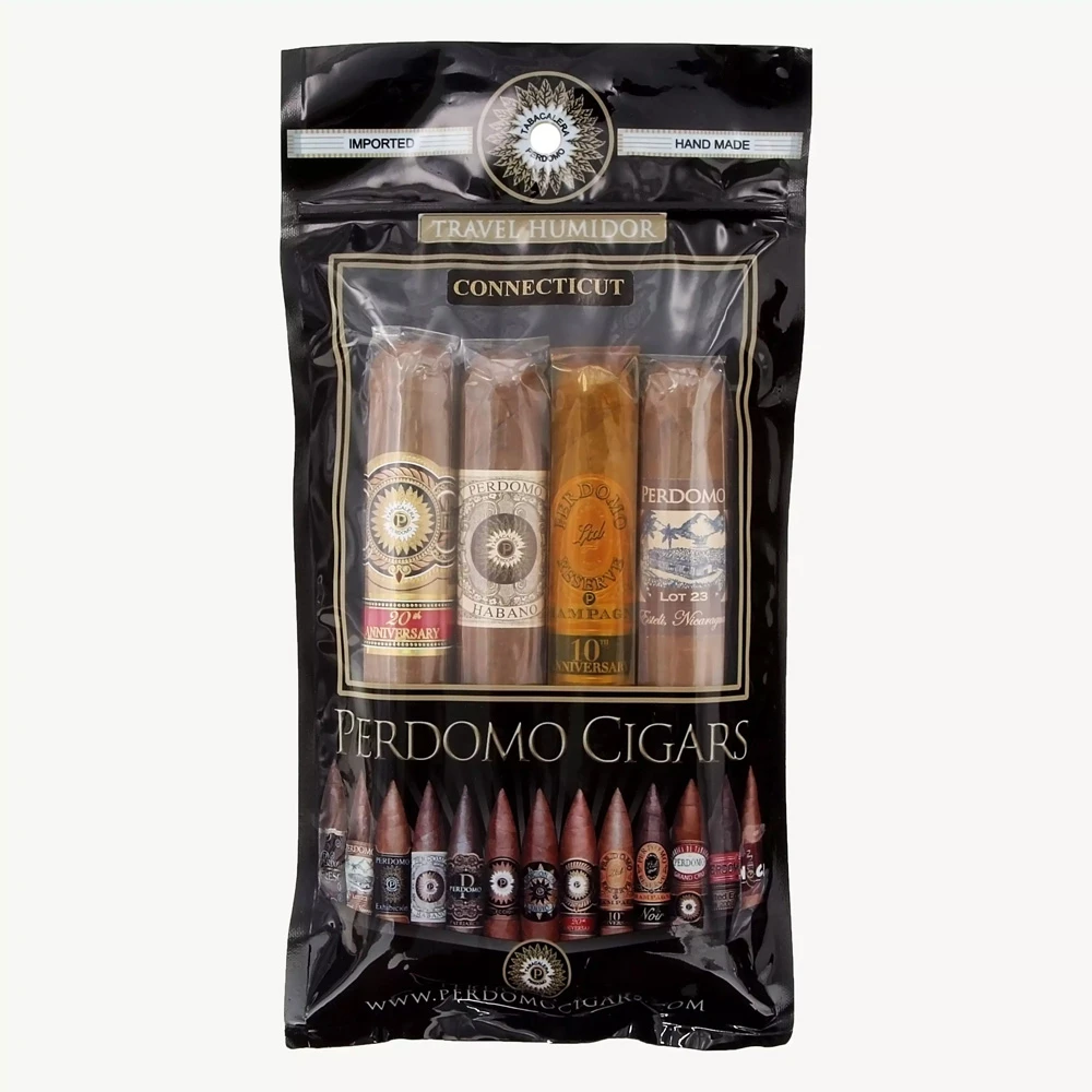 Сигары Perdomo Travel Humidor Assorted Connecticut 4-Cigar Sampler - фото 3