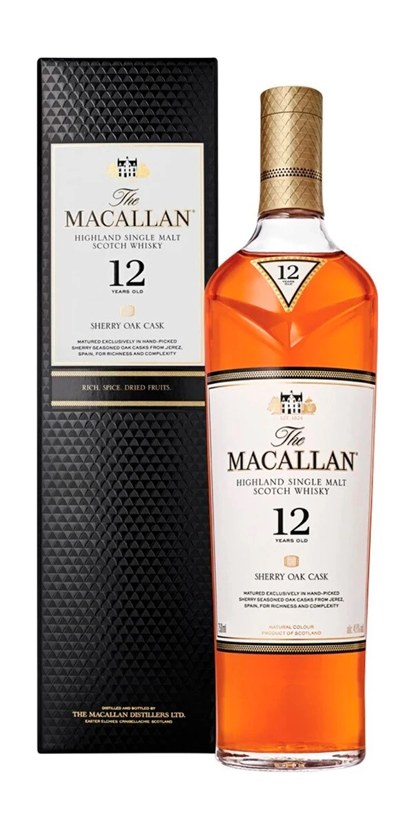 Виски Macallan, "Sherry Oak" 12 Years Old 0.7 л - фото 2