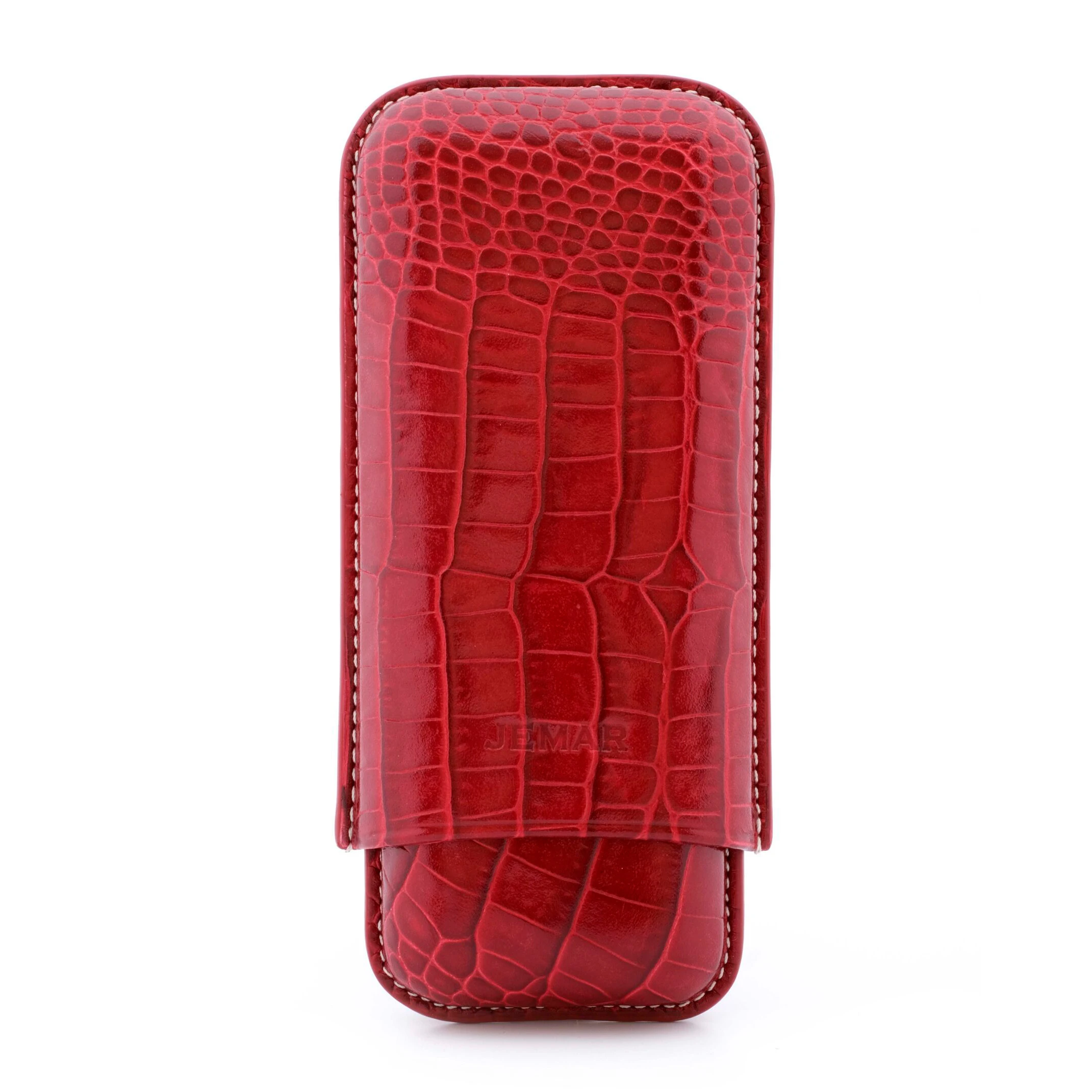 Футляр Jemar на 2 сигары Робусто 464-2-red - фото 3