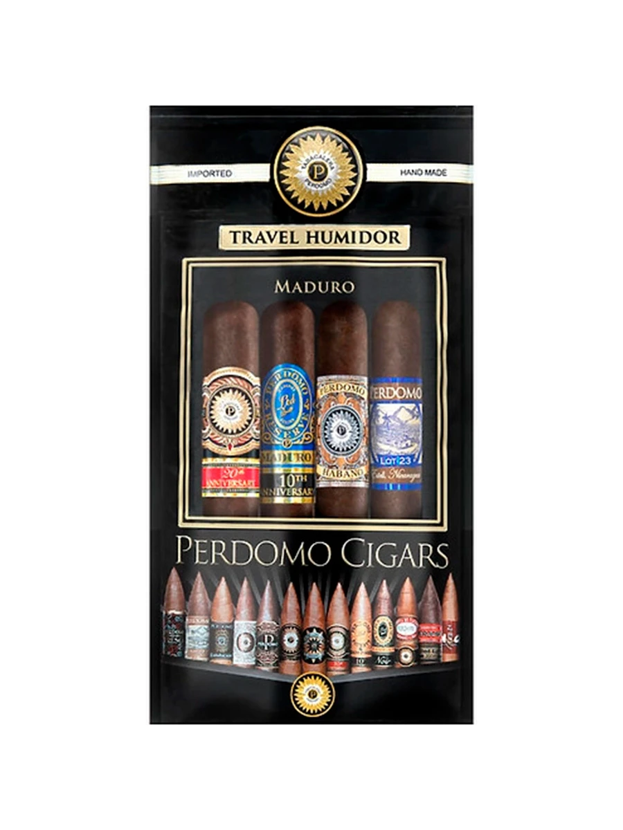 Подарочный набор сигар Perdomo Humidified Epicure Maduro - фото 2