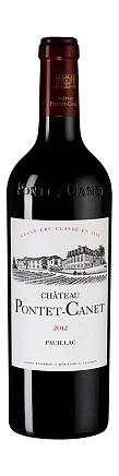 Вино Chateau Pontet-Canet 5-eme Grand Cru Classe Pauillac AOC, 2012