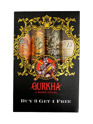Сигара Gurkha Robusto SET of 4 cigars