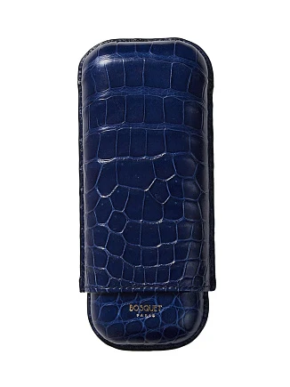 Футляр Bosquet Genuine Aquamarine Crocodile Skin на 2 сигары